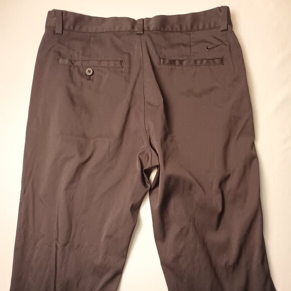 Mens Nike Golf Tour Performance Pants Size 32x32 Dri-Fit Black Color - Picture 4 of 10